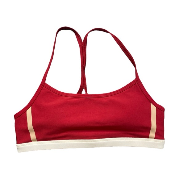 βSOLDβ Johnny Was Calme Endurance Cross Back Sports Bra II in Red - Picture 2 of 3